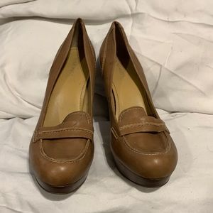 Brown Nine West heels